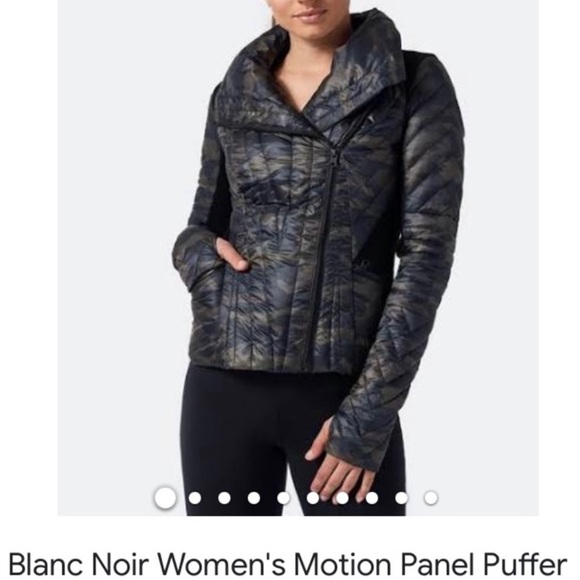 Blanc Noir Motion Panel Down Puffer Cameo Jacket Size XS - Picture 1 of 8